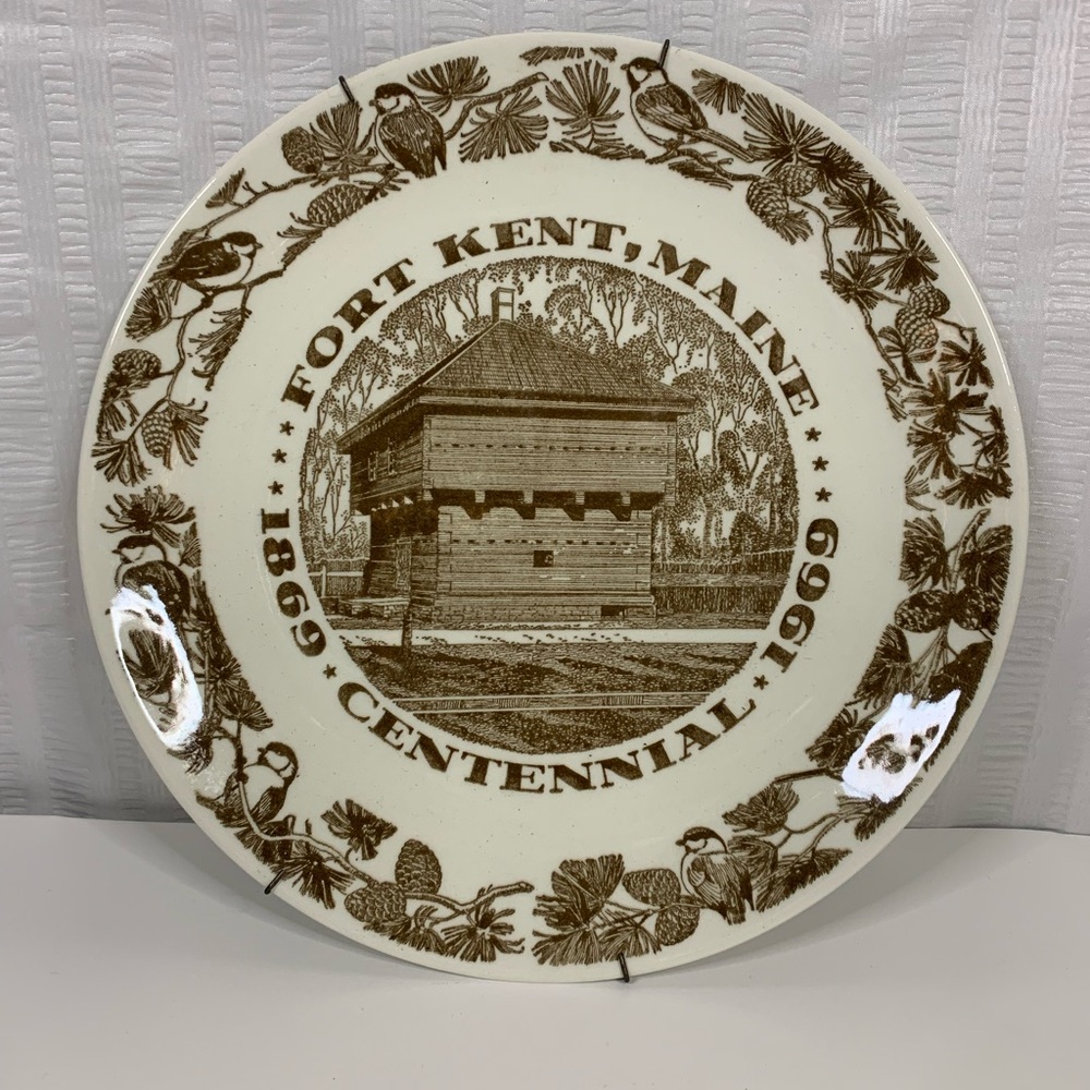 Collective plate. Fort Kent, Maine.